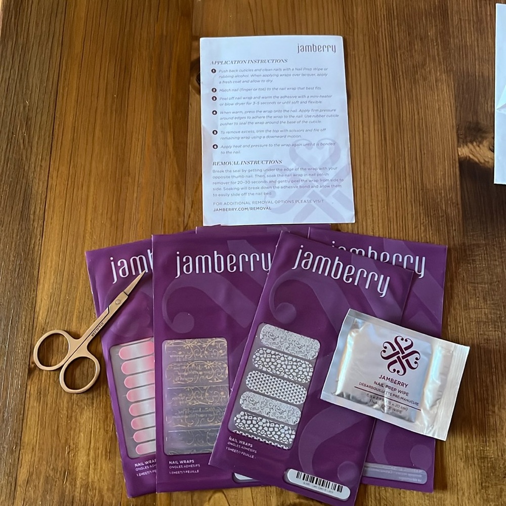 Jamberry Nail Application.